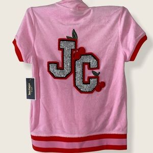 NWT Bedazzled Cherry Juicy Couture Zip Up